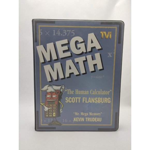 Mega Math The Human Calculator Scott Flansburg Kevin Trudeau Cassettes VHS